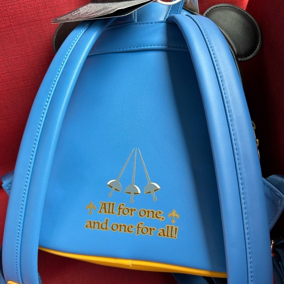NEW with tags Mickey Mouse 3 Musketeers Loungefly mini Backpack Disney - Picture 3 of 4